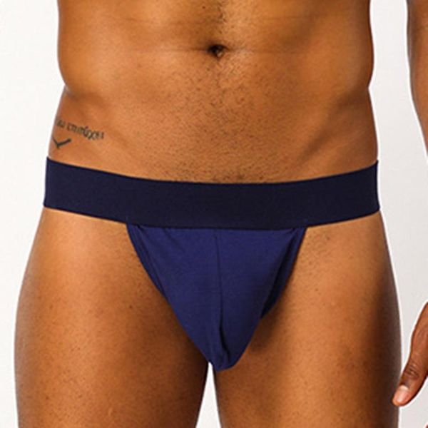 

underpants men's large size exposed buttocks erotic underwear gay man u convex pouch cotton thong pant mens g string bikini underpant, Black;white