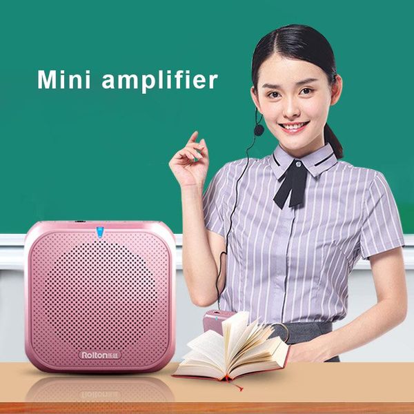 

portable voice megaphone with wired microphone loudspeaker speaker fm radio mp3 teacher training speakers