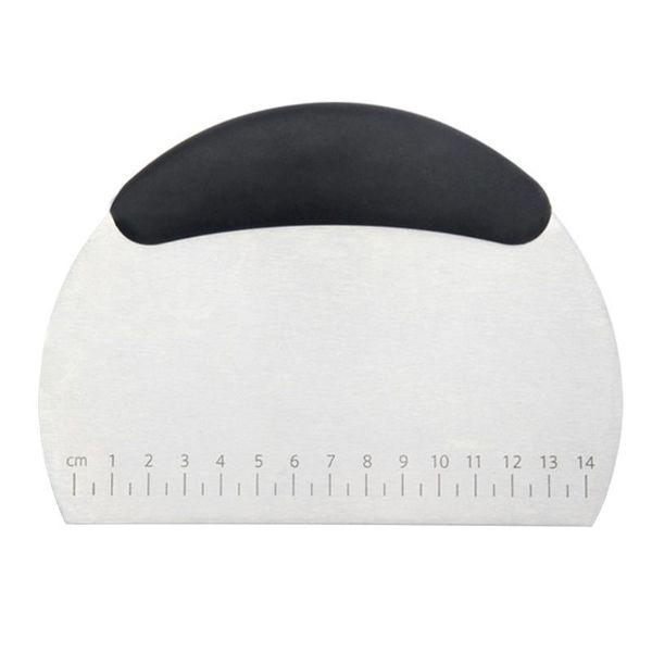 

dough scraper cutter kitchen pastry cake pizza cutting tool bowl spatula -safe flexible bench with comfortable handle baking & tools