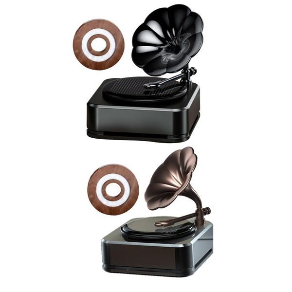 

car air freshener solar energy imitation record rotating perfume creative auto interior accessories supplies ornaments