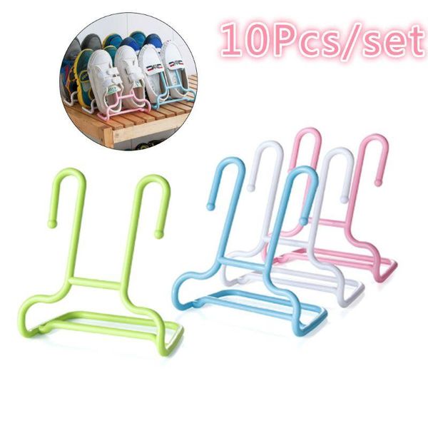 

10pcs/set storage cabinet shoe rack drying stand shelf children's wardrobe