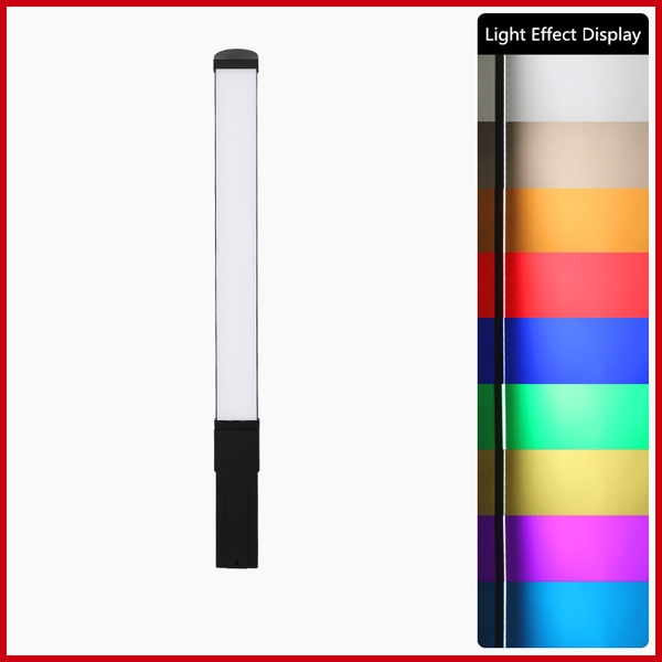 

handheld rgb colorful led light wand party pography stick level 10 brightness adjustment fill with remote control flash heads