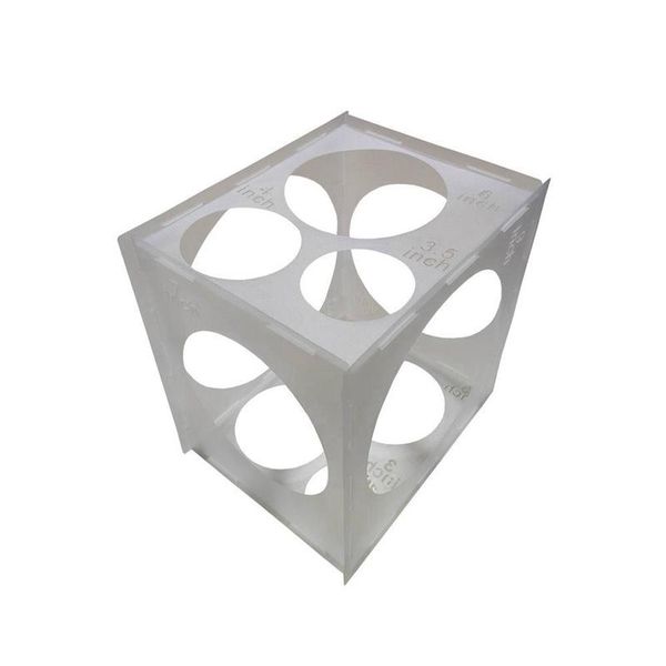 

holes balloon sizer box pp square measurement tool for arches birthday party wedding decorations decoration