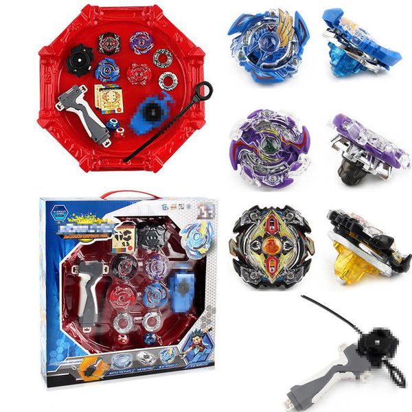 Beyblades Box Original Beyblades Burst para Gyro Disk Launcher e Arena Set Venda Metal Fusion 4D Kids Game Toys X0528