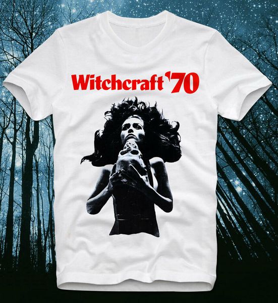 

t-shirt witchcraft 70 anton lavey satan satanism church luigi scattini, White;black