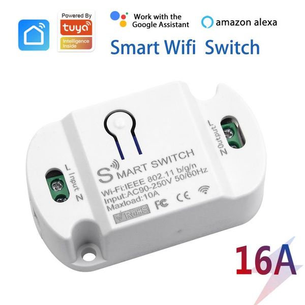 

smart home control 16a wifi tuya light switch module timer wireless switches with app life alexa google ifttt