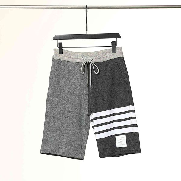 

fashionable shorts thom brun summer tb yarn dyed, White;black