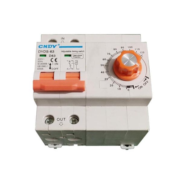 

timers most ideal 63a 240v 230v 220v circuit breaker timer superior mechinal switch 1 times on / off time set range 1min-2h