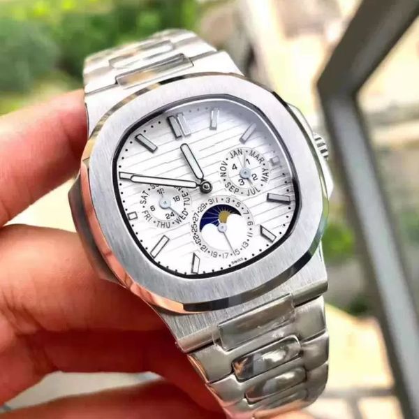 

1pc retail aaa+ designer luxury watches 316l steel band automatic winding mechanical watch movement waterproof wristwatches wholesale montre, Slivery;brown