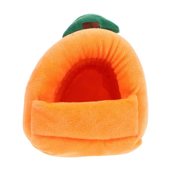 

cat beds & furniture 1pc winter warm pet hamster nest orange cotton hedgehog chinchilla bed