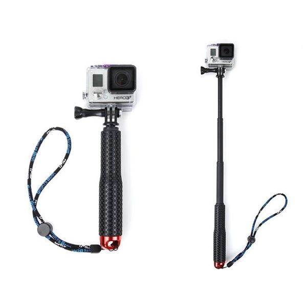 

selfie monopods accessories fishing aluminum alloy action camera travel adjustable arm portable hiking anti slip outdoor camping stick