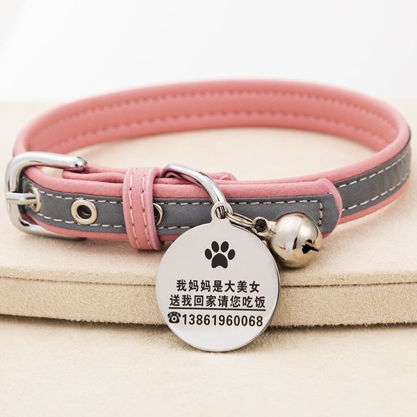 

dog brand with collar, rope, bell, dog, cat, anti lost lettering, surname hanging, small dog necklace, pet