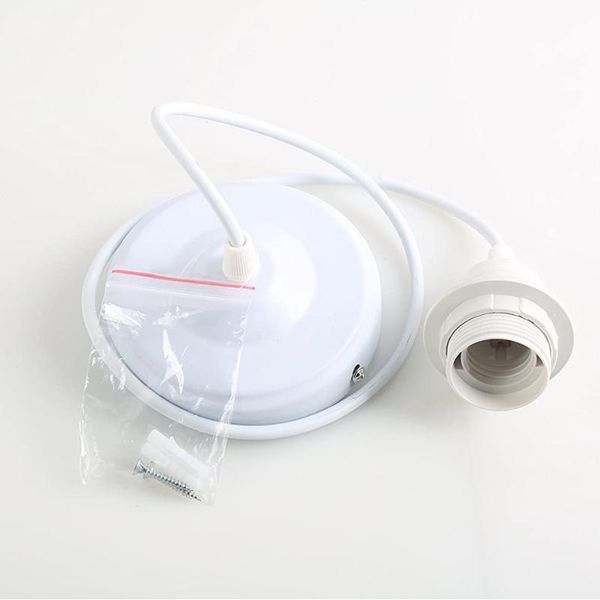 

pendant lamps oygroup e27 lights holder lamp fitting white ceiling rose 80cm attachment