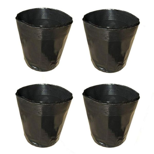 

planters & pots 50pcs nursery pot plastic plant propagation container grow bag garden supplies 18cmx18cm