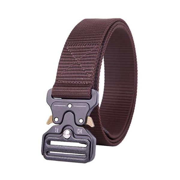 

men nylon waistband fast-opening automatic tactical belt male outdoors hiking belts waist support, Black;gray