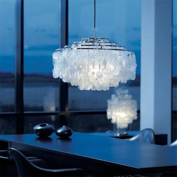 

pendant lamps modern art shell lamp dining room living clothing shop girl princess
