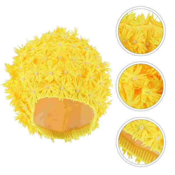 

swimming caps swim comfortable 3d flower hat breathable