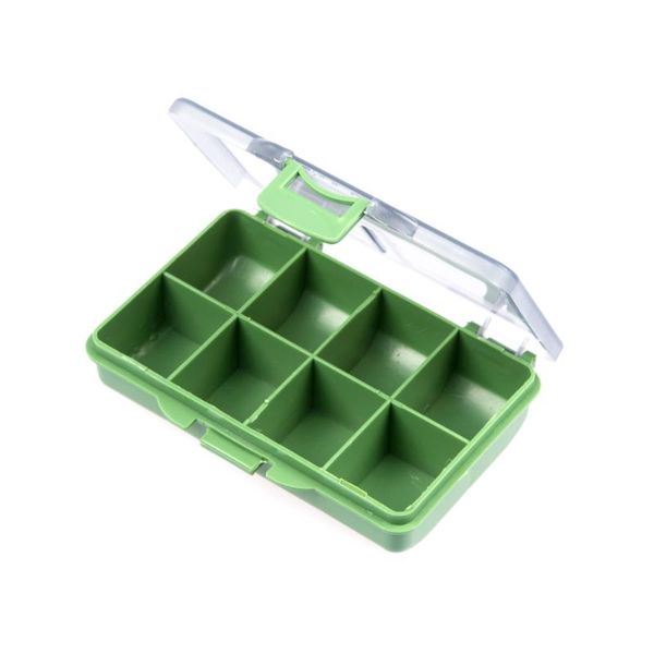 

fishing accessories multi-grids lure storage box carp fish hooks bait plastic case organizer square pesca