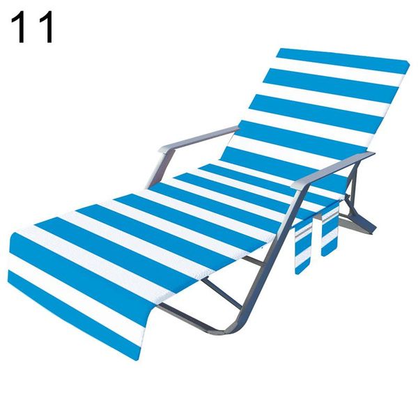 

camp furniture microfiber beach towel cover lounge chair with side pocket fast drying for pool el vacation sunbathing