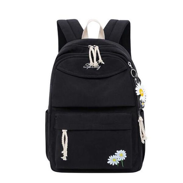 

school bags waterproof schoolbag college student nylon backpack casual women lapshoulder bag