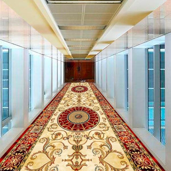 

carpets reese classical floral long lobby stairway hallway home decor corridor aisle party wedding anti slip pro rugs customable