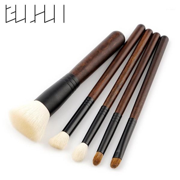 

pcs cosmetic makeup brushes tools toiletry set eyes eyeshadow with wooden box ey6691
