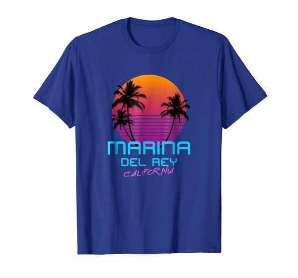 

Marina Del Rey California Retro 80s T-Shirt, Mainly pictures