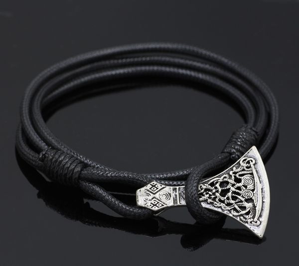 

popular viking bracelet nordic viking warrior pendant men's pendant trendy men, Silver