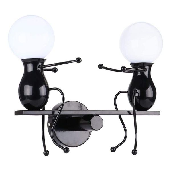 

wall lamp nordic personalized iron american country aisle bedside industrial retro rectangular glass