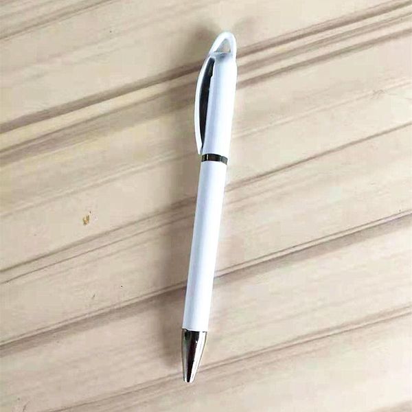 Weißer Kugelschreiber mit Wärmeübertragung, Werbung, Heißprägung, Persönlichkeit, DIY GF236
