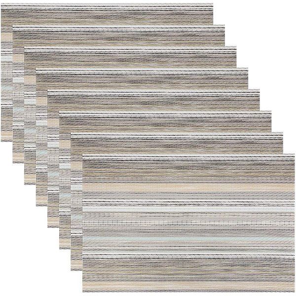 

mats & pads promotion fresh and antiskid western restaurant heat insulation cup mat rectangular table bowl 8pcs