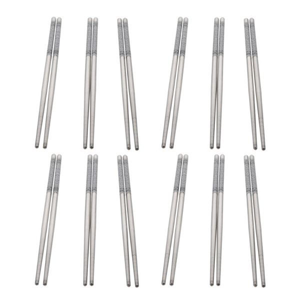 

chopsticks 12 pairs home high temperature resistant (assorted color)