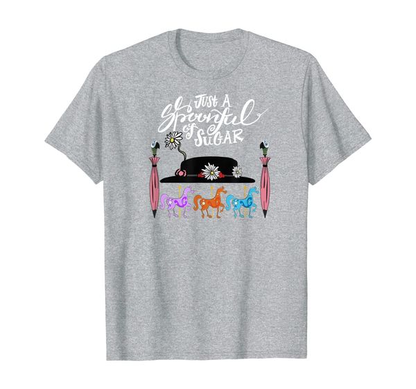 

magical nanny hat carousel umbrella spoonful of sugar shirt, White;black