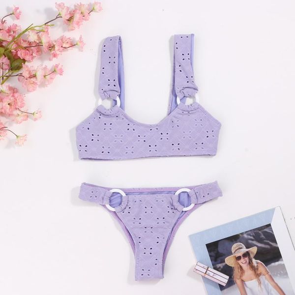 

women's swimwear summer low waist thin shoulder strap bikini two-piece suit beach tube swimming swimsuit suit#g30, White;black