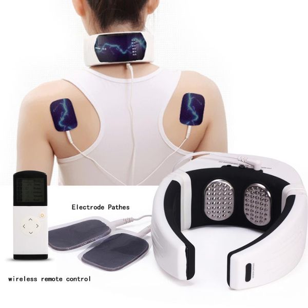electric pulse neck massager mutifunction magnetic therapy body massage relief pain cervical vertebra care relaxation treatments massagers