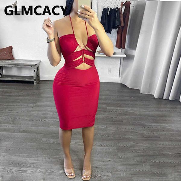 

women halter hollow out bodycon mini dress 210702, Black;gray