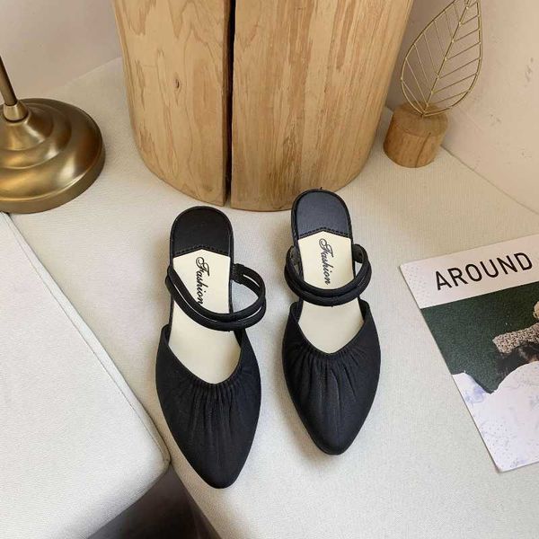 

summer women sandals solid platform thick sole beach outdoor flat slides casual slippers ladies shoes female sandals size 36-40 210611, Black