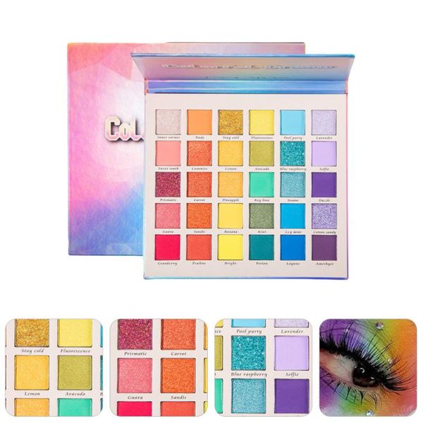 

eye shadow 1 box 30 colors shimmer powder matte eyeshadow