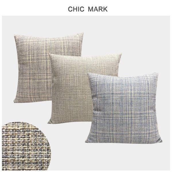 

cushion/decorative pillow modern simple cushion cover 45x45cm home decorative throw covers linen plain pillows case for sofa office car