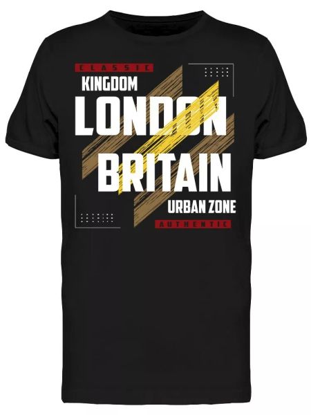 

london kingdom tee men's -image by shutterstock, White;black