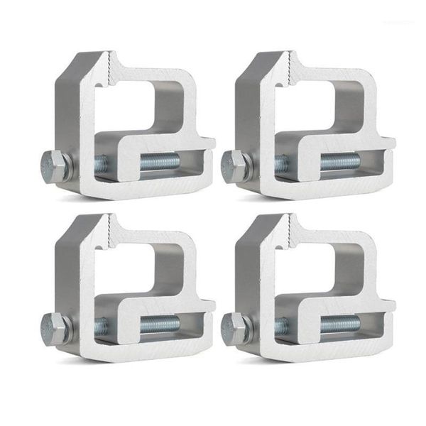 

pcs universal truck cap er camper shell mounting clamps heavy duty aluminum silver1