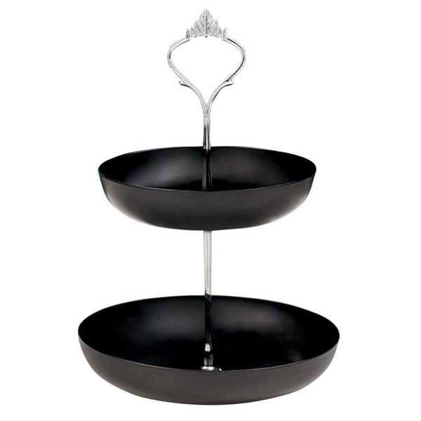 

hooks & rails multifunctional double layer tablestand display nordic style bowl shape jewelry organizer bedroom snack holder fruit tray