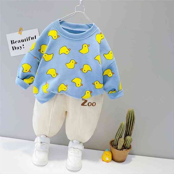

baby girls boys clothing sets spring autumn toddler infant casual clothes cartoon t shirt pants kids, White