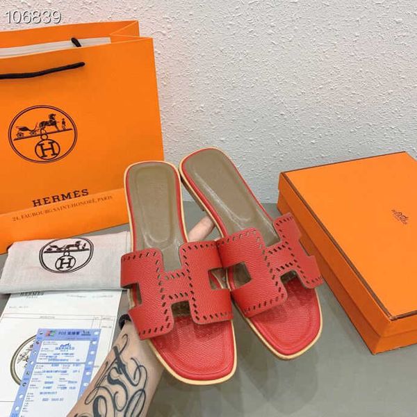 

summer 2020 h family slippers pig nose stick slippers fashion versatile beach shoes flip flat net red shoes[finished on june 23] ysj, Black