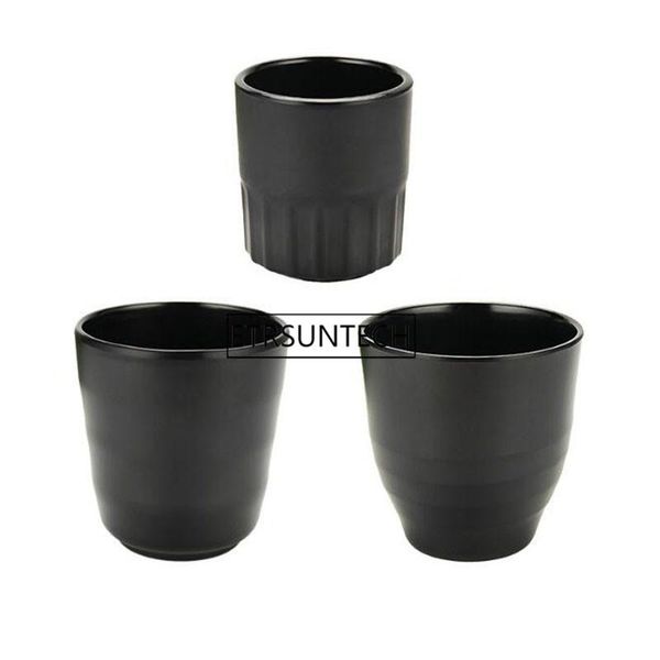 

cups & saucers japanese style restaurant plastic melamine cup black tableware el tea water coffee