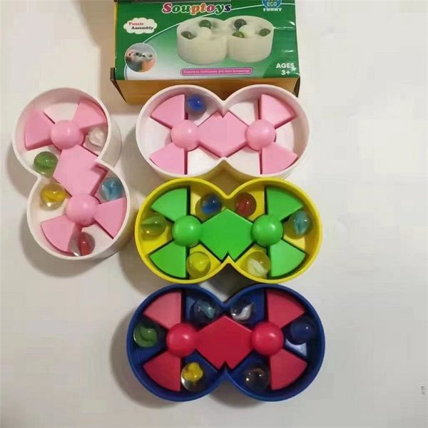 Giocattolo di decompressione New Souptoys Decomprimere Biglie di vetro Palline Charms Chiaro Flipper Decorazioni per la casa per bambini Bambini Sollievo dallo stress