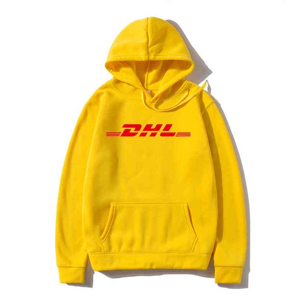 

yellow hoodie jumper sweatshirt men women fashion grunge 90s casual long sve dhl sexprs drop ship, Black