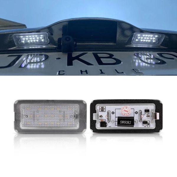 

2pcs led license plate lamp light for 500 500c 2009-2021 car styling error canbus 51800482 interior&external lights