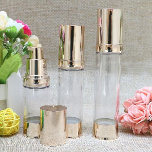 

30ml mini makeup empty airless pump bottles travel essential lotion dispenser liquid cosmetic containers storage 100pcs/lot dhl