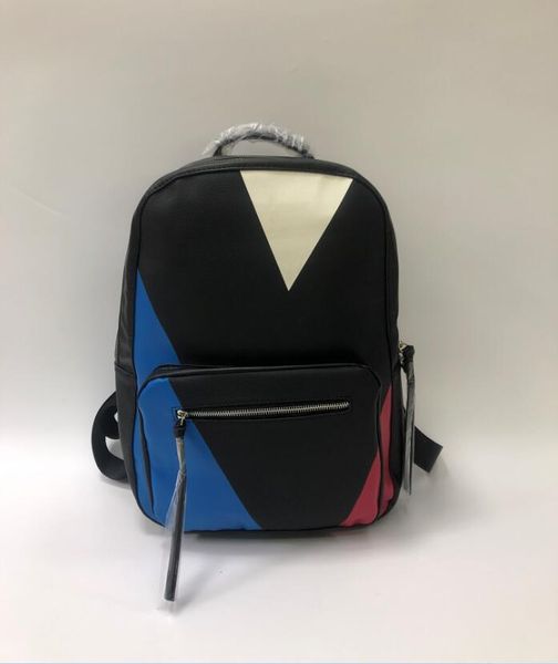 

5 colors designers backpack mens luxury backpack brand double shoulder bags male brand school bags leather shoulder bag 40cm